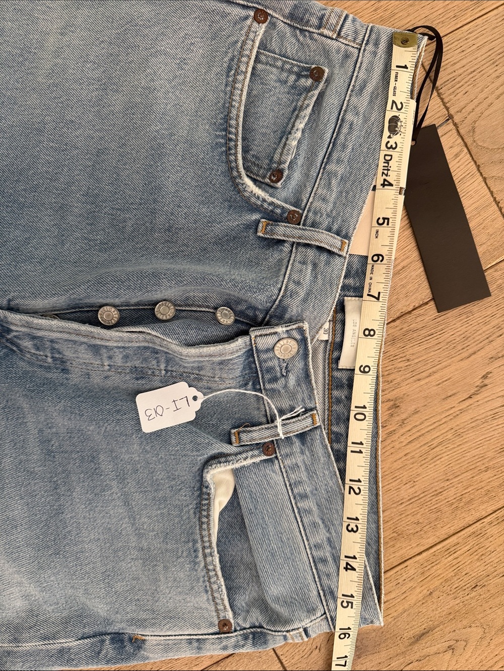 NWT Agolde Riley High Rise in Dimension - Size 30 - Picture 7 of 9